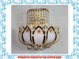 Modern Gold Crystal LED Pendant Lamp Ceiling Light Fixture Lighting Chandelier Lights