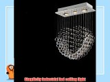 Modern Luxury LED Flush Mount Crystal Chandelier Fixture Ceiling Pendant Lamp Lighting