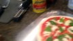 Neapolitan margherita pizza on the Blackstone pizza oven
