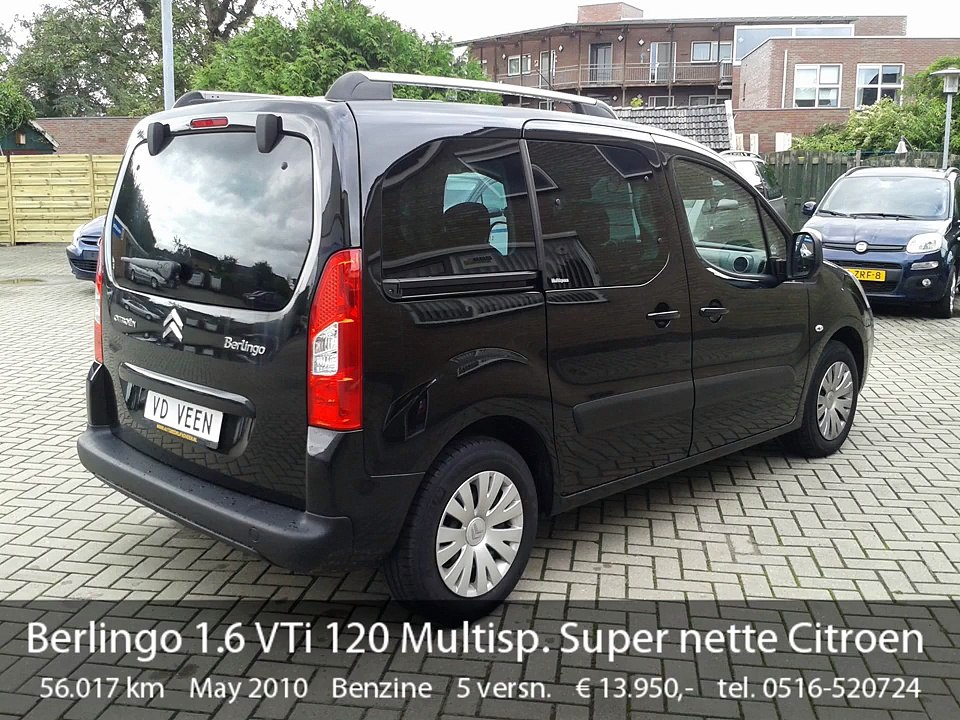 Citroën Berlingo 1.6 VTi 120 Multisp. Super nette Citroen Berlingo met 120 PK motor en panoramadak.