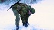 Norwegian Army Builds A Snowman