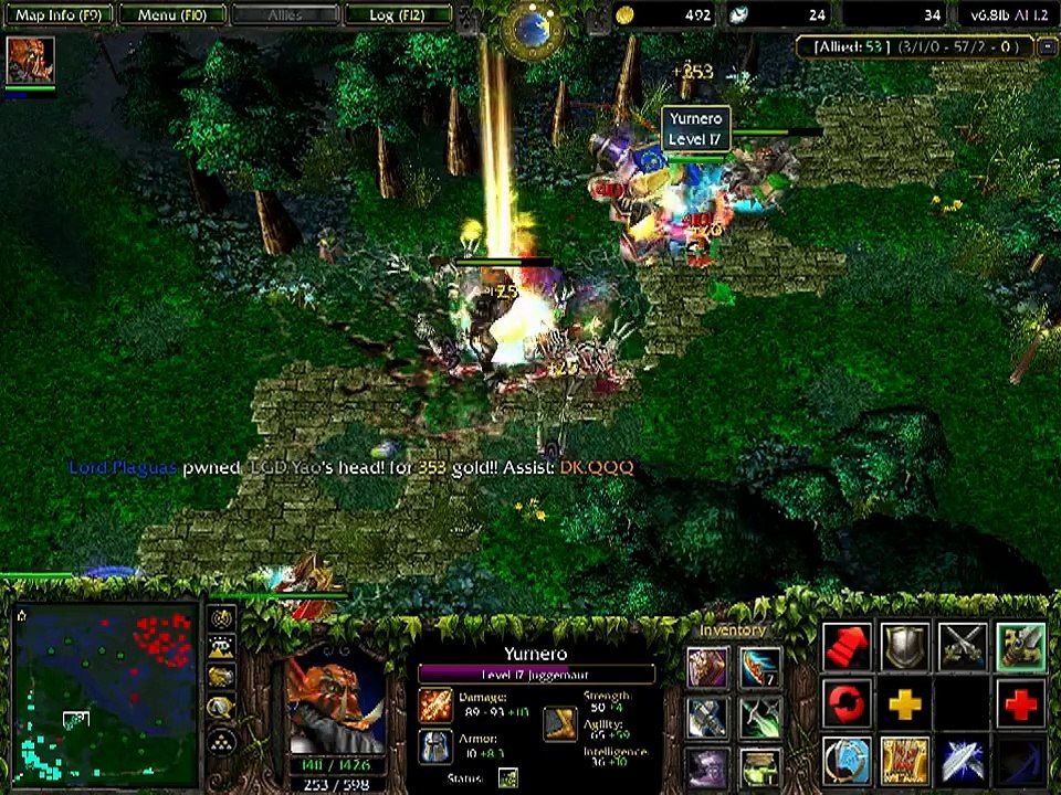Warcraft III Frozen Throne Dota [6..81] #Juggernaut