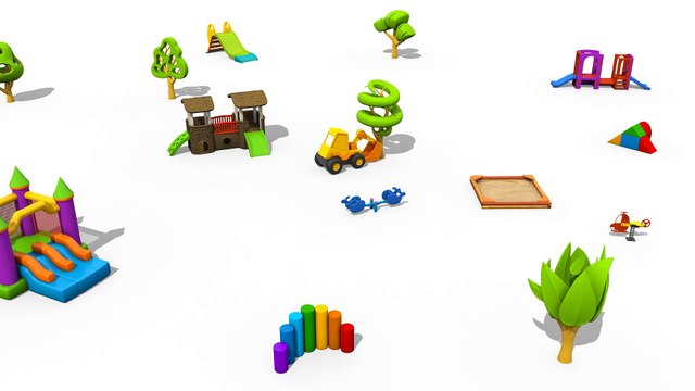 Eğitici çizgi film - Ekskavatör Max - Sürpriz yumurta - Ambulans - Türkçe dublaj