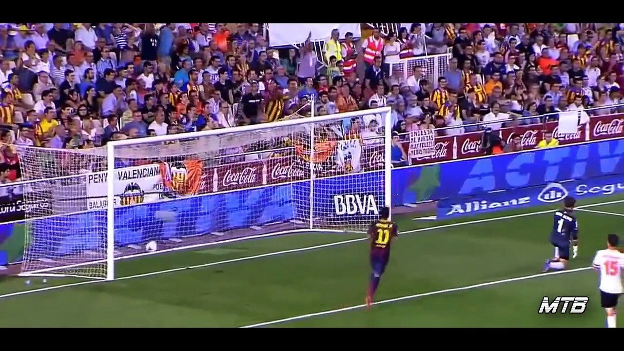 Lionel Messi  All 41 Goals in 2013-2014  With Commentary