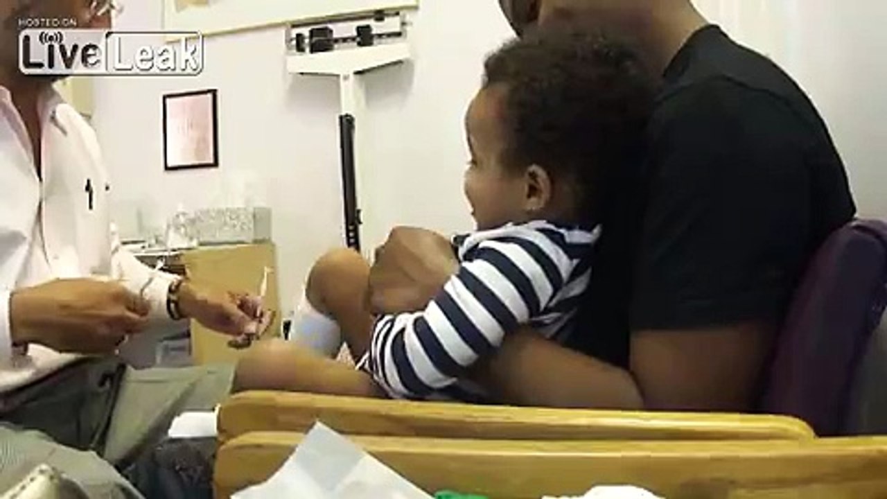 Great Doctor - Baby loves getting shots!