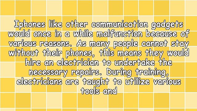 Equipment Required For Iphone Repair Auckland Electricians Need To Have