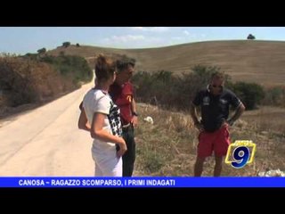 CANOSA | Ragazzo scomparso, i primi indagati