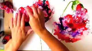 lana/yupo paper poppies in watercolour