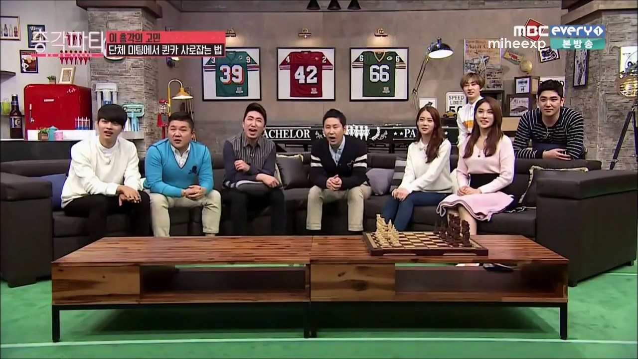 [ENG SUB] 150409 Bachelor Party - How to grab girl's attention by Eunhyuk