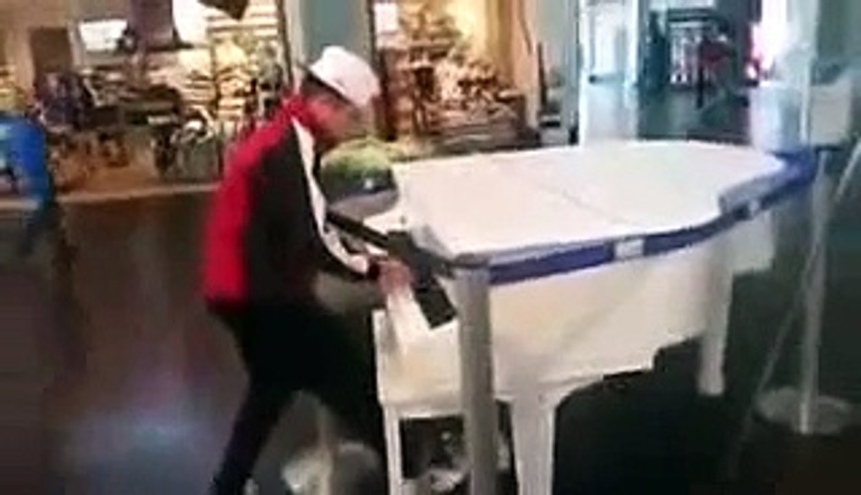 Boy plays piano