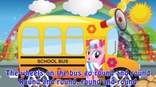 Wheels on the Bus My Little Pony Nursery Rhymes Kids with rock Songs NEW