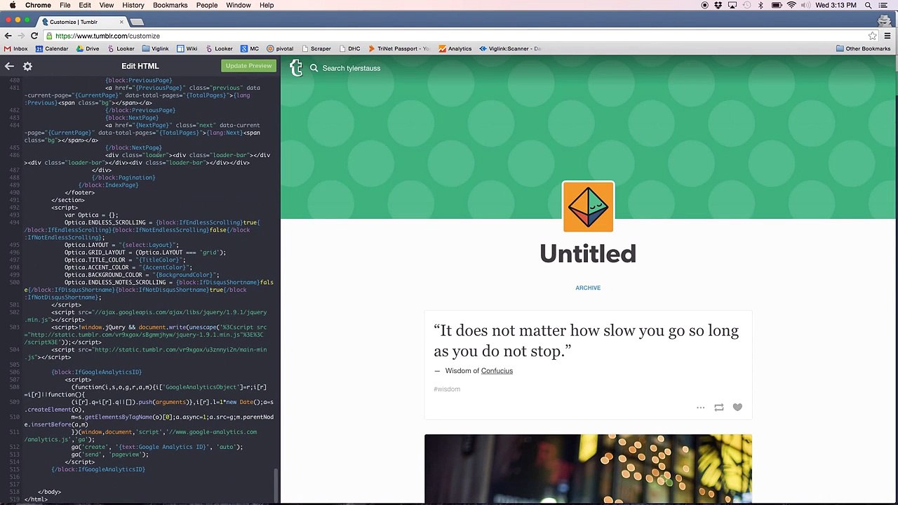 How to Install VigLink on Tumblr