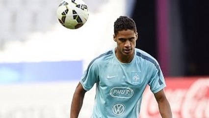 Gestes techniques de Varane à l'entrainement