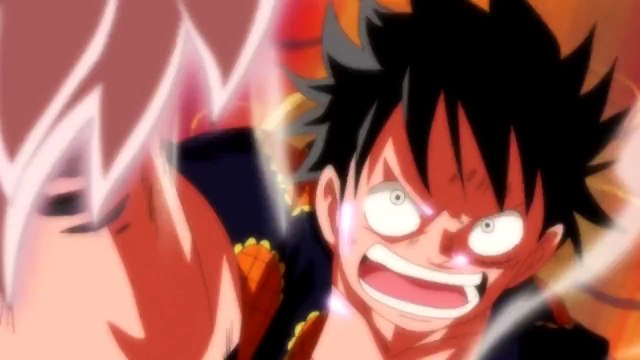 One Piece Epic Moment - Luffy Vs Doflamingo's String Clone RED HAWK