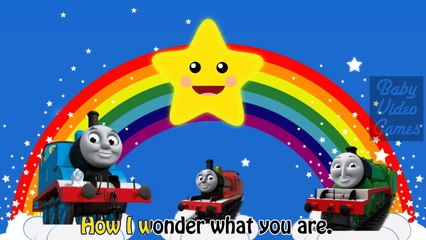 Twinkle Twinkle Little Star Cartoon Thomas and Friends Nursery Rhymes Thomas the Train Car