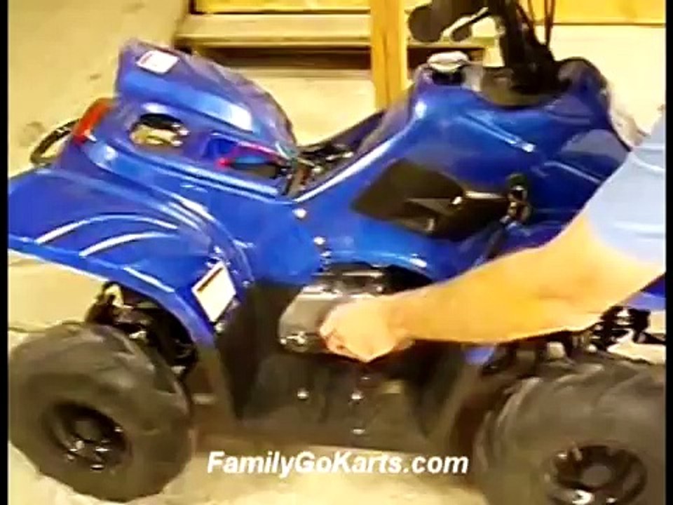 Changing the oil on Tao and China ATVs From FamilyGoKarts.com