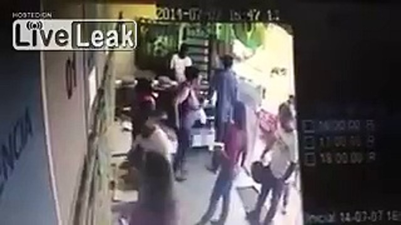 Shop Owner Pulls A  Gun And Kill Two Robbers