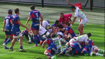 TOP 14 - Grenoble - Pau  : 41-15 - ESSAI Gio APLON (GRE) - Saison 2015/2016