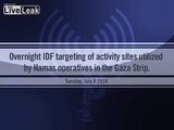 Gaza - Israeli Air Force attacks Hamas locations (FLIR)