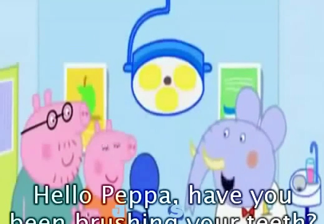 Dentist with subtitle - The Peppa Pig Cartoon Dentist with subtitle - The Peppa Pig Cartoon
