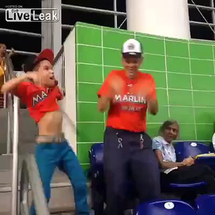 Creepy kid does it again