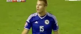 Eden Hazard Goal Belgium VS Bosnia-Herzegovina 3-1  EURO Qualifications 3-9-2015