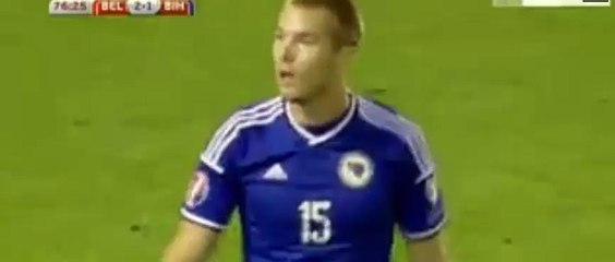 Eden Hazard Goal Belgium VS Bosnia-Herzegovina 3-1  EURO Qualifications 3-9-2015