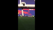 Neymar and Marcelo great keepy uppy play before Costa Rica game 2015