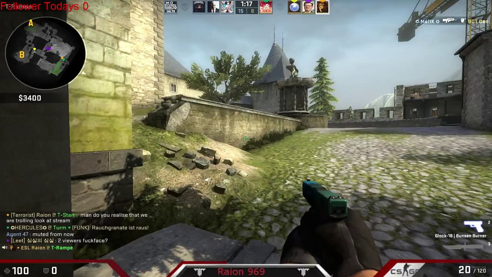 CS:GO Epic Stream Funny music  (Part 4)