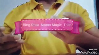 Ring onto spoon magic trick revealed