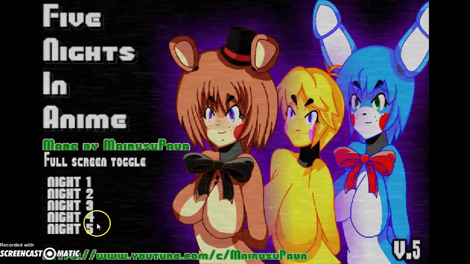 foxy's bootyscare five nights in anime - video Dailymotion