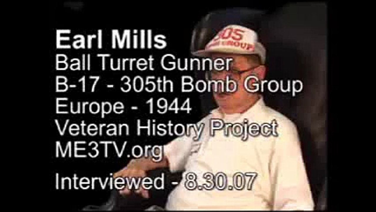 Veteran WWII - Ball Turret Gunner - B-17