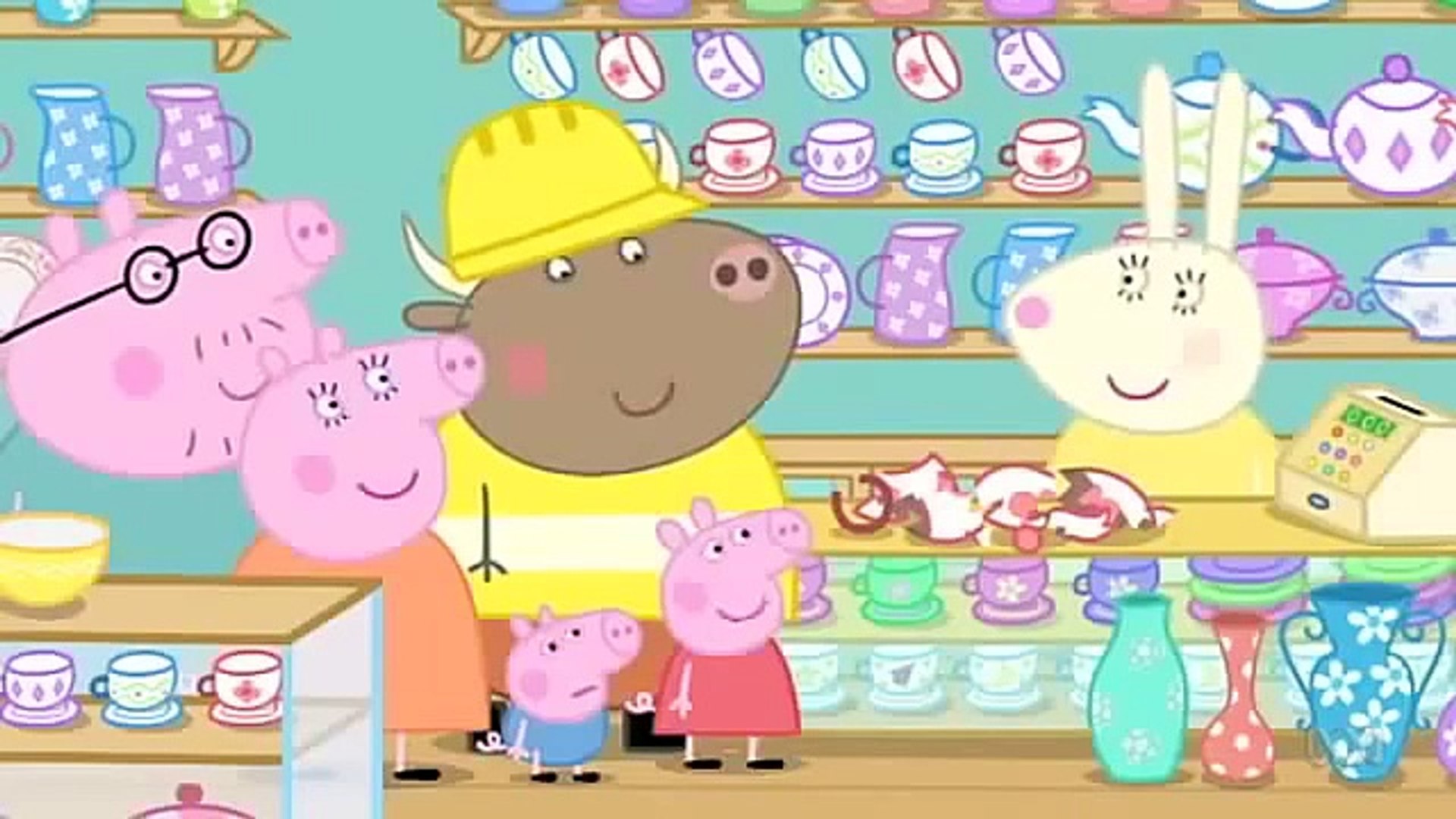 Peppa Pig Mr Bull in a China Shop Episode 44 (English) - video Dailymotion