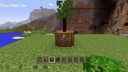 Ps4 Minecraft-How to make a tree pot