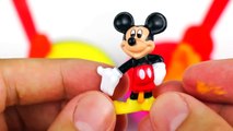 Jucarii Play Doh din oua cu surprize  Ice Cream Surprise Mickey Mouse Peppa Pig Disney Frozen Angry