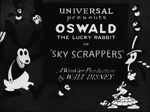Sky Scrappers Oswald The lucky Rabbit cartoon