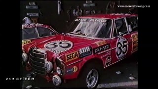 Mercedes 300 SEL 6 8 AMG aux 24 heures de Spa 1971