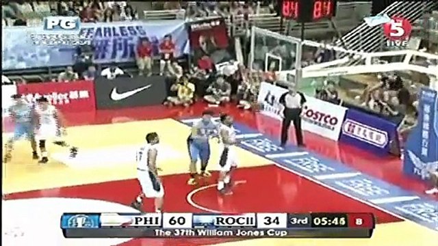 GILAS PILIPINAS vs CHINESE TAIPEI B 3rd Quarter JONES CUP 2015 - SEPTEMBER 6, 2015