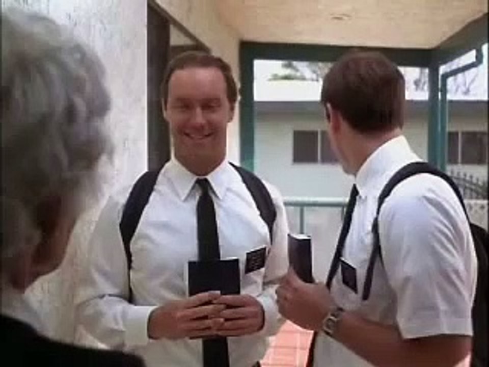 the correct way to answer the door to mormans