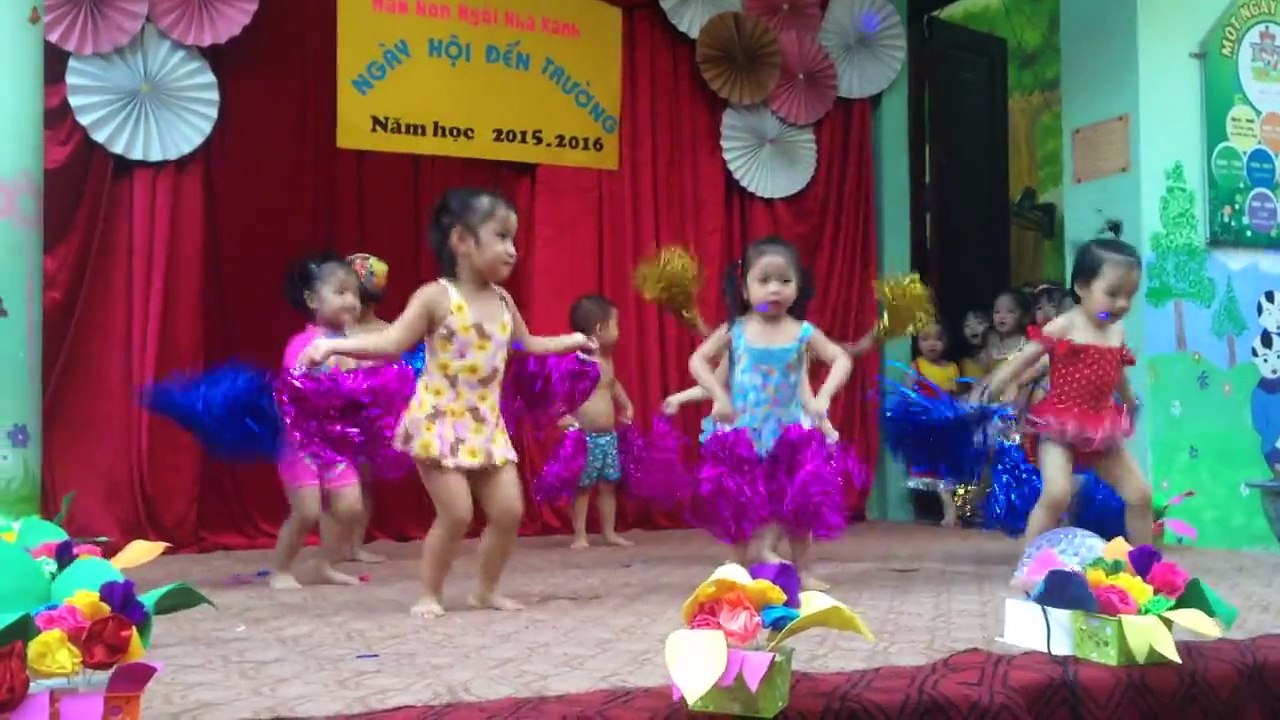 Aerobic Con cào cào - Mầm non Ngôi Nhà Xanh