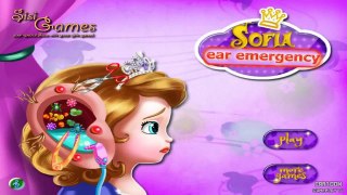 Kids & Children's Games to Play - Sofia Ear Emergency ♡ New 2015 Online Cartoon play