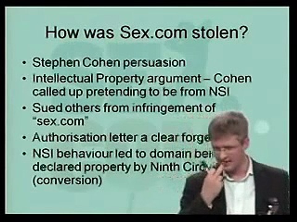 Die sex.com Story (Kieren McCarthy) - Teil 2