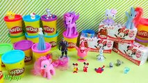 Sofia Minnie mouse Tom y Jerry Peppa Pig Party Play DOH Kinder huevos sorpresa 4 DOTS DIPPIN