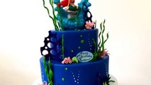 How to make cake Ariel disney princess theme cake   Mermaid Cake