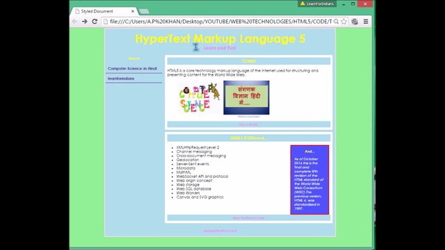 HTML5-ALL TAGS EXPLAINED WITH EXAMPLE (IN ENGLISH)