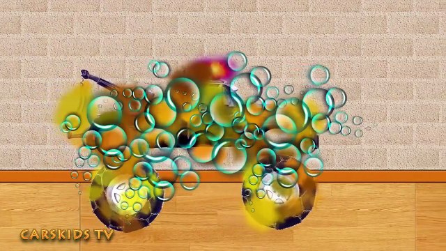 Police Tow Truck Car Wash Toy Garage Monster Trucks For Kids Video For Children