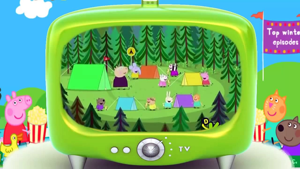 Peppa Pig  ★  Acampamento Escolar ★  Português Brasil