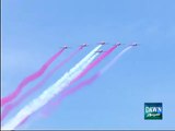 The PAF presented a special aerobatics display on Defense Day
