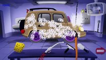 Cartoon repair machines : Car wash : Brown car for kids : Washing machines Brown