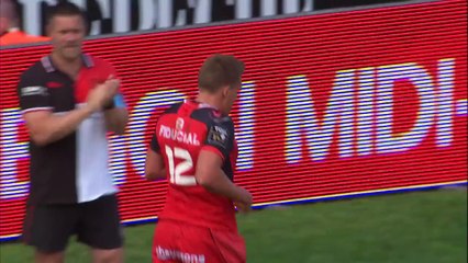 TOP 14 - Toulouse - Castres : 37-20 - ESSAI Toby FLOOD (TLS) - Saison 2015/2016